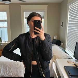 alpha industries bomber jacket - reversible